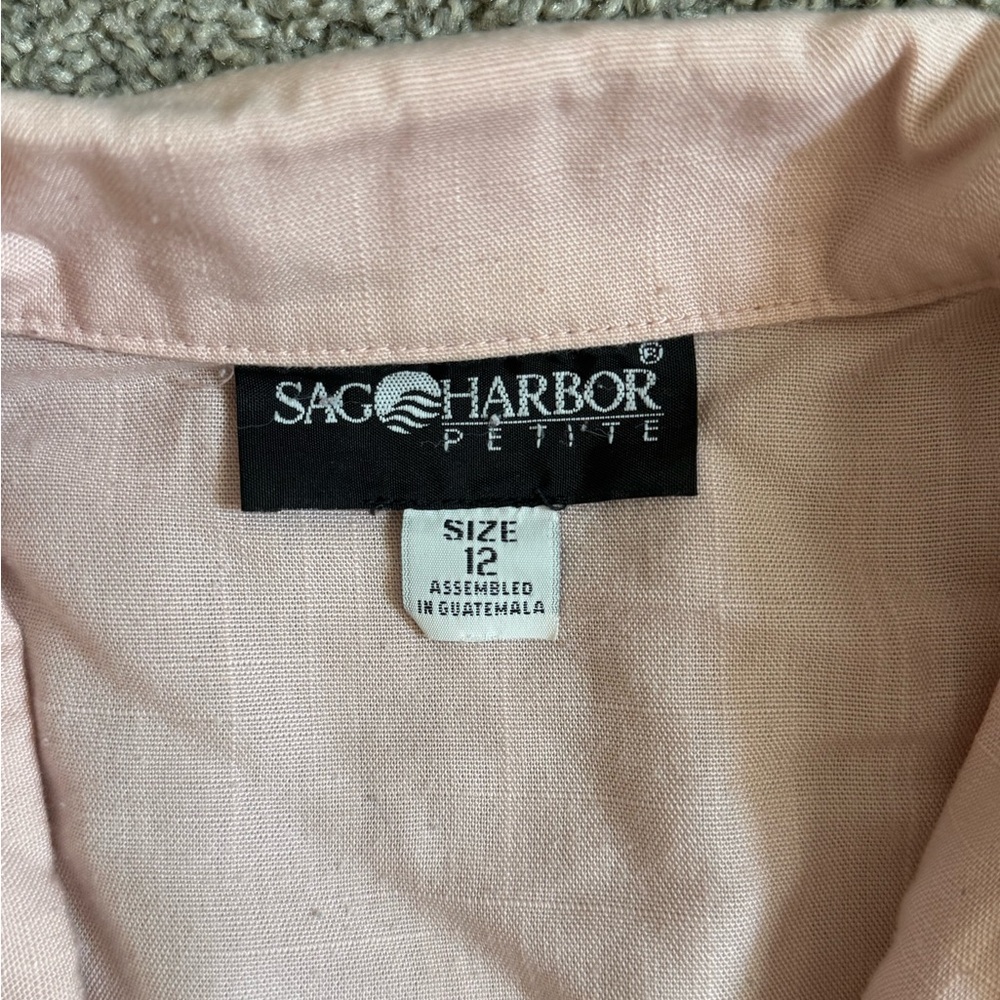 Vintage Sag Harbor Light Pink Shirt - Picture 2 of 4
